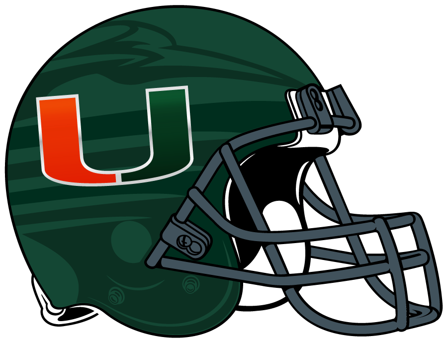 Miami Hurricanes 2014 Helmet Logo diy iron on heat transfer